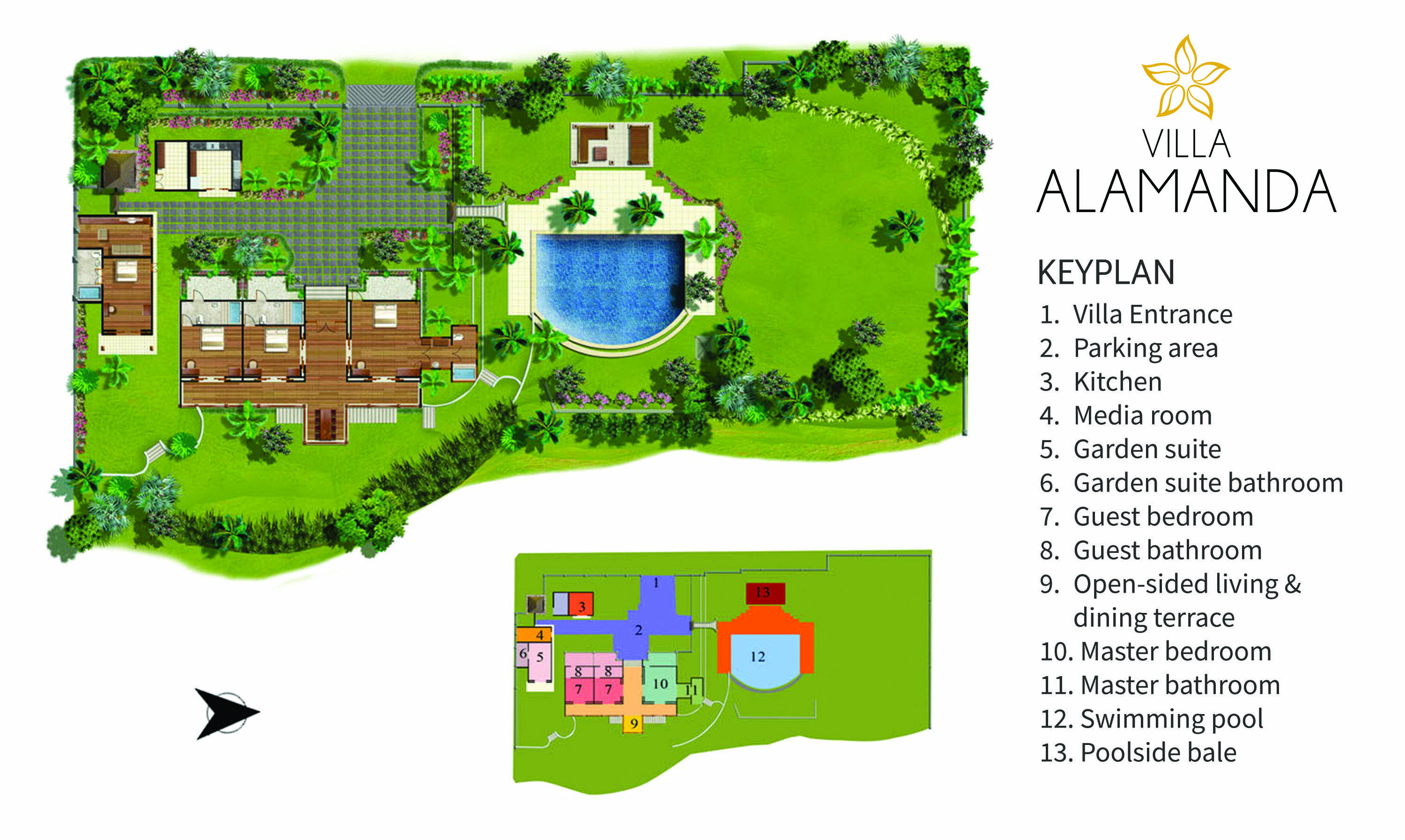 Villa Alamanda - Floorplan